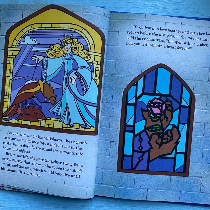 Y2K Vintage Disney Beauty and the Beast Picture Book