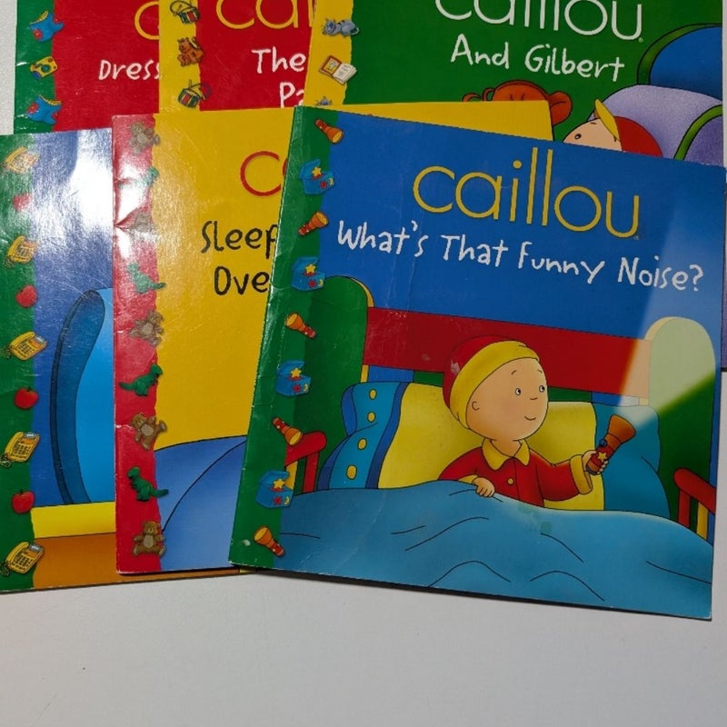 Caullou paperback 6 book lot