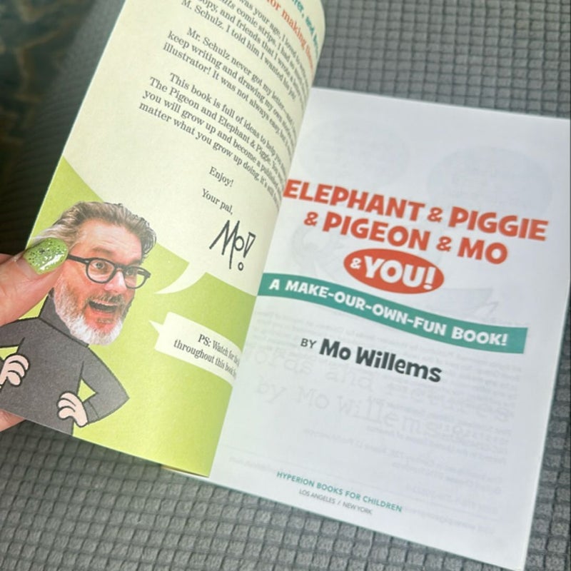 Mo Willems Presents: Elephant & Piggie & Pigeon & Mo & YOU!
