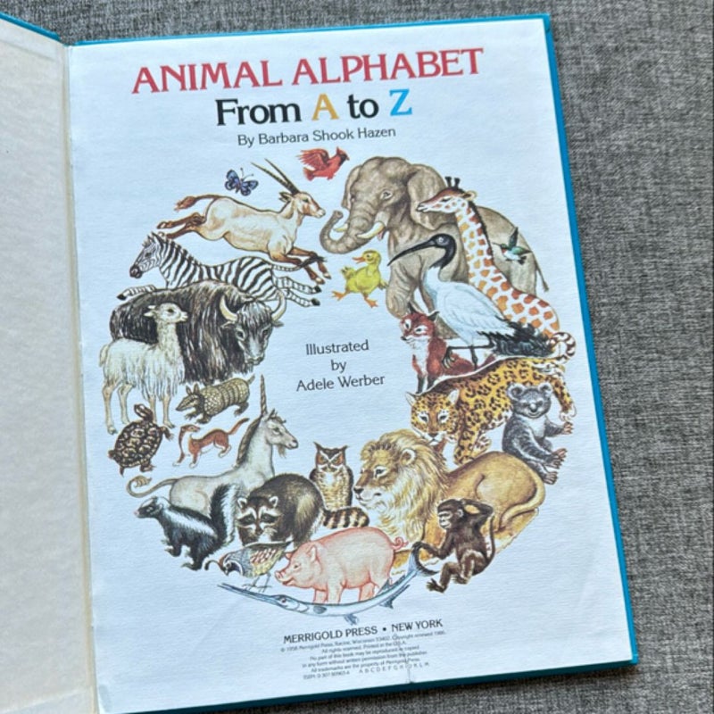 Animal Alphabet From A to Z