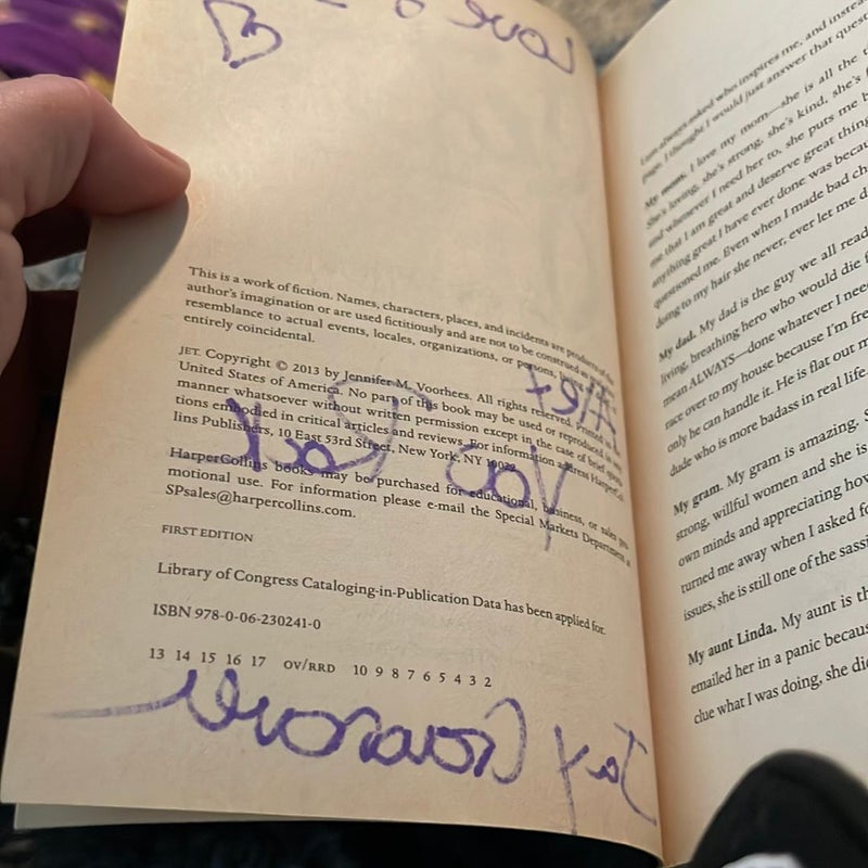 Jet SIGNED FIRST EDITION 