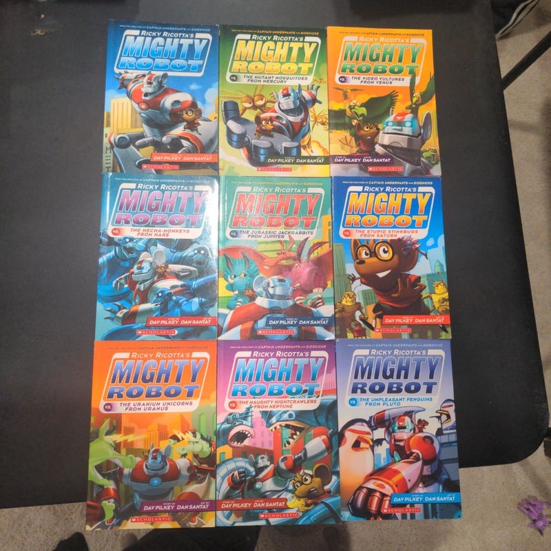 Complete Series #1-9: Ricky Ricotta's Mighty Robot