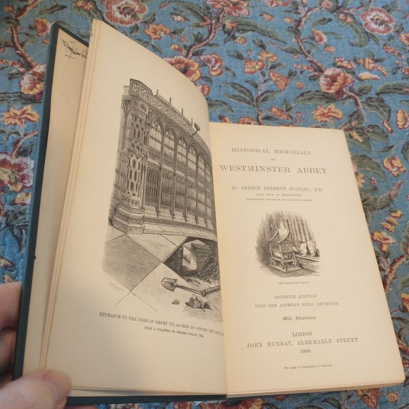 Memorials of Westminster Abbey 7th Edition 1892