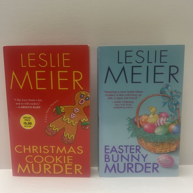 A Lucy Stone Mystery (Book 6 & 19) Bundle: Easter Bunny Murder & Christmas Cookie Murder 