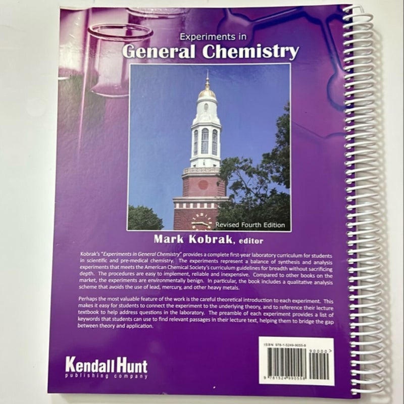 Experiments in General Chemistry
