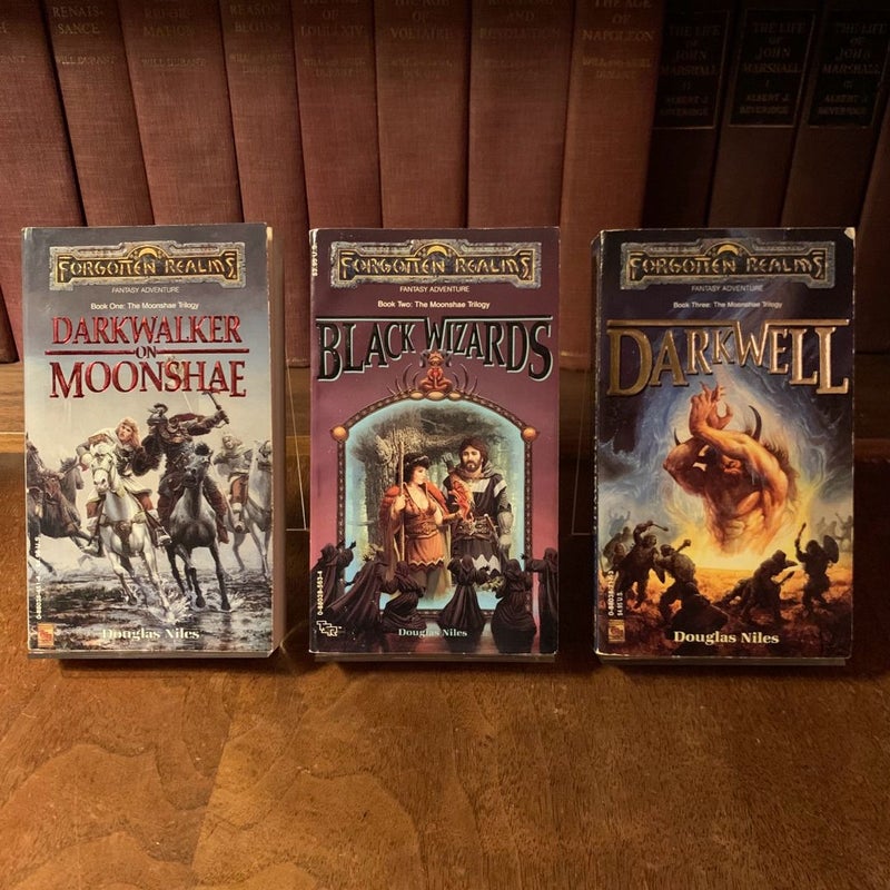 Moonshae Trilogy, Forgotten Realms Box Set: Darkwalker on Moonshae, Black Wizards, Darkwell