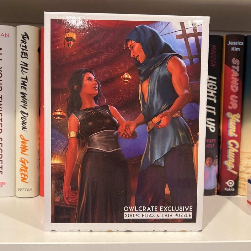 Owlcrate Exclusive Elias & Laia Puzzle — An Ember in the Ashes
