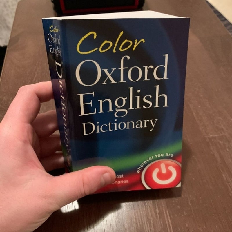 Colour Oxford English Dictionary