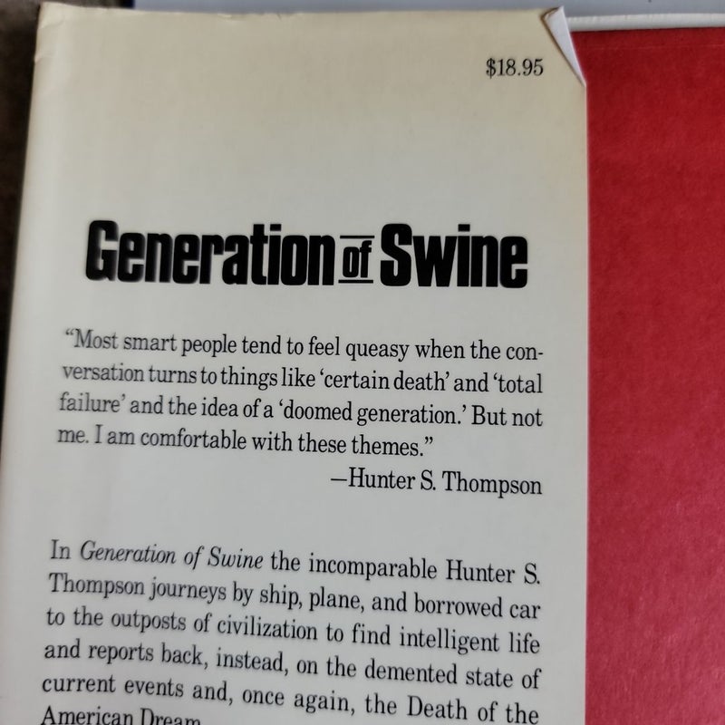 Generation of Swine