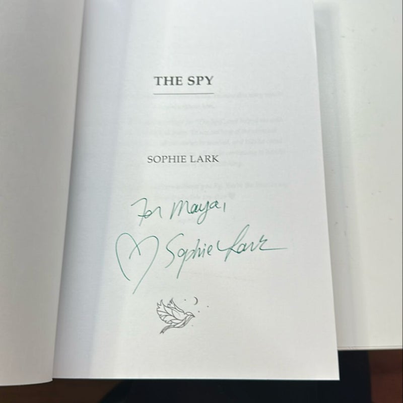 The Spy signed OOP cover