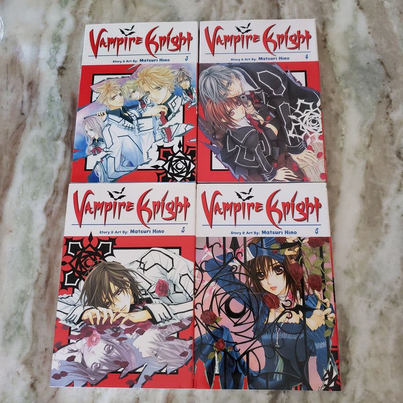Vampire Knight Manga Vol. 3-6
