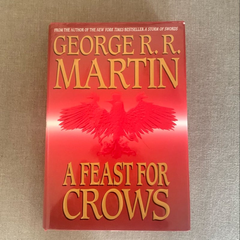 A FEAST FOR CROWS- 1st/1st Hardcover!