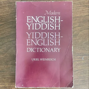 Modern English-Yiddish Dictionary