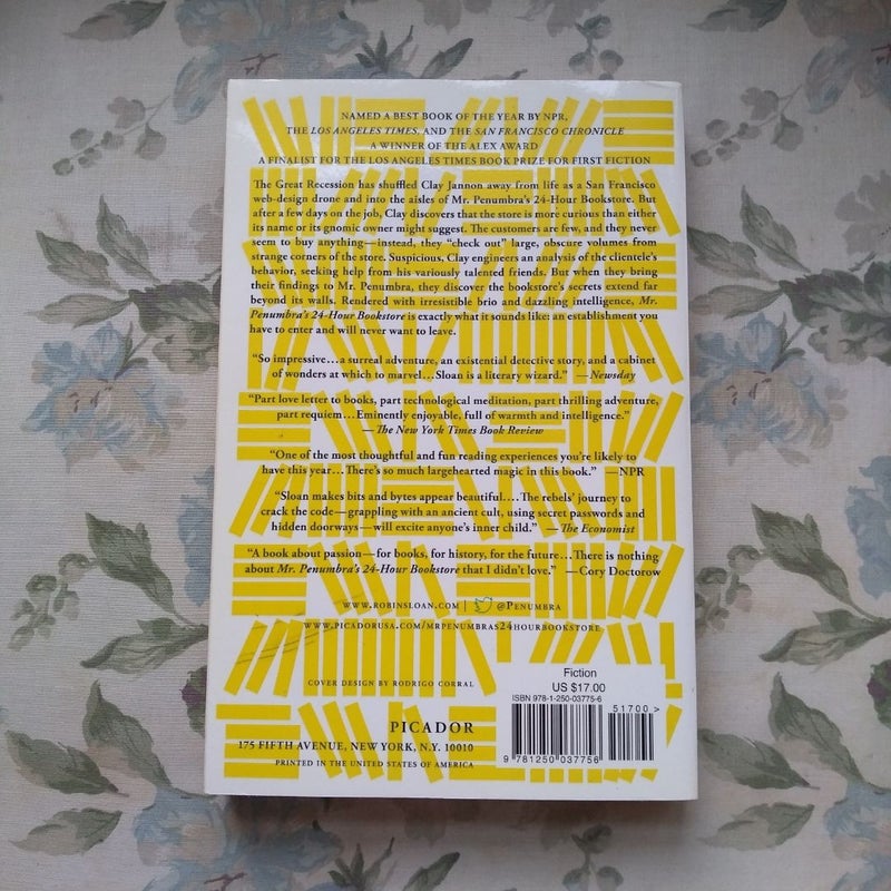 Mr. Penumbra's 24-Hour Bookstore