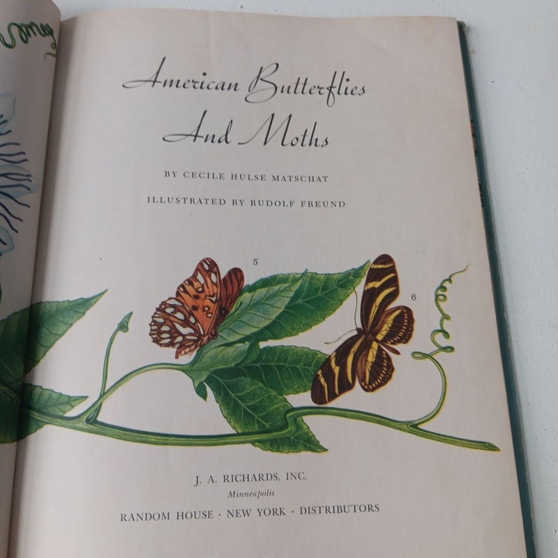 American Butterflies and Moths - 1942- Random House