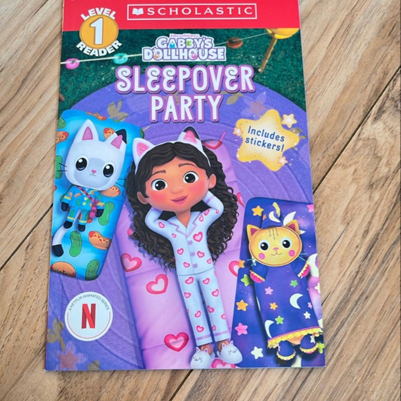 Gabby's Dollhouse: Sleepover Party (Scholastic Reader, Level 1)