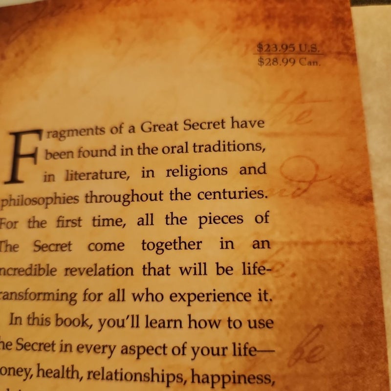 The Secret Rhonda Byrne 1st Edition 2006