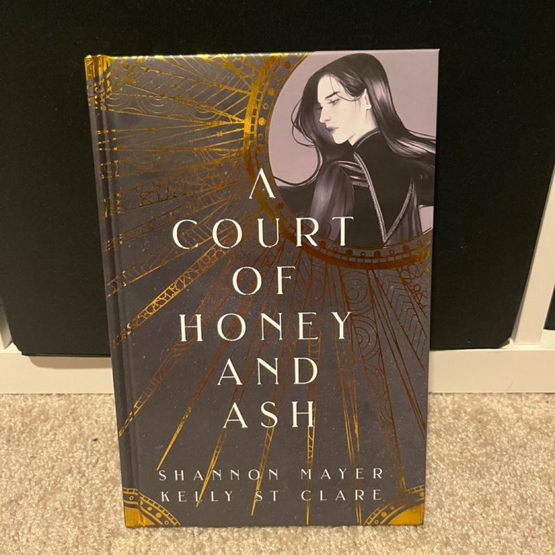 A Court of Honey and Ash Bookish Box, first three books of series, all hand signed