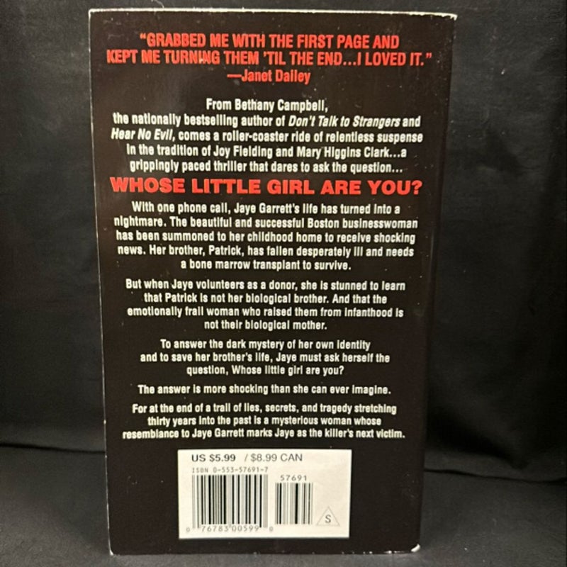 Whose Little Girl Are You?