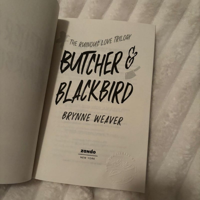 Butcher and blackbird 