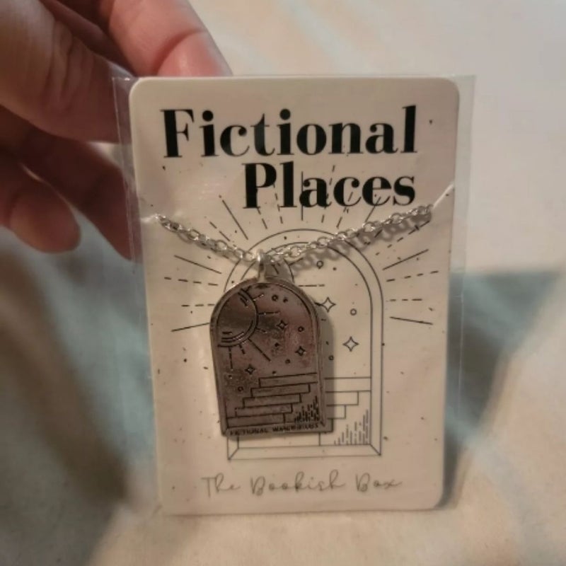 Fictional Places Necklace Bookish Box