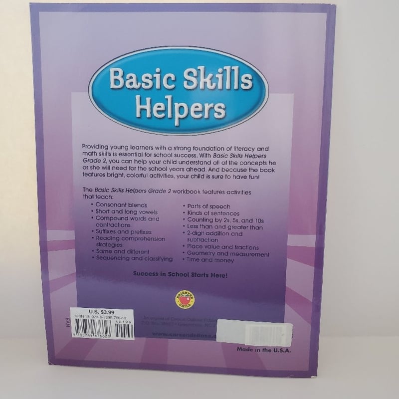 Basic Skills Helpers, Grade 2 by Carson-Dellosa Publishing Staff