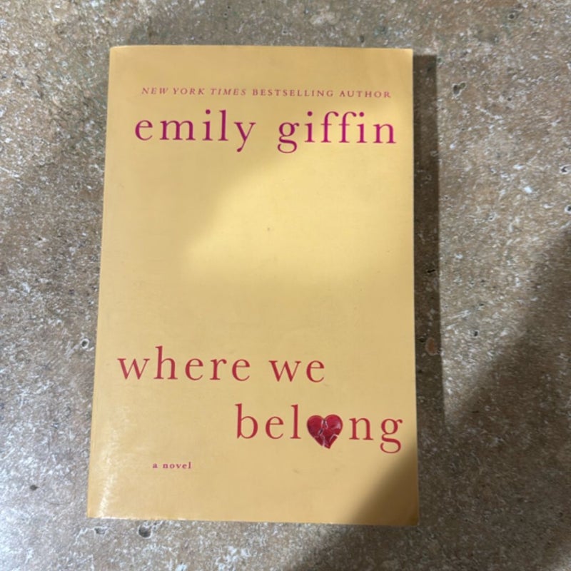 Where We Belong