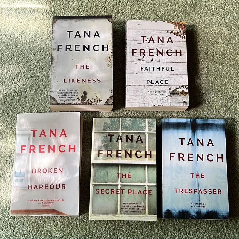 Tana French Dublin Murder Series Books 2-6