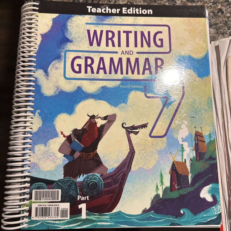 BJU Press Writing and Grammar 7 Teacher’s Edition
