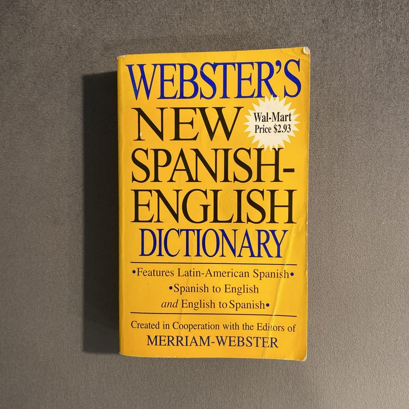 Webster’s New Spanish-English Dictionary