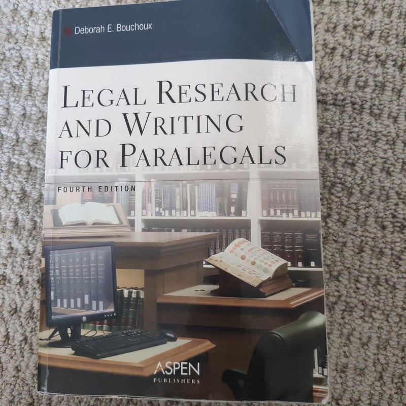 Legal Research and Writing for Paralegals