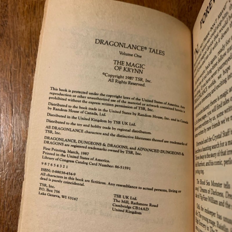 DragonLance: Complete Tales Series 1-6: The Magic of Krynn, Kender Gully Dwarves and Gnomes, Love and War, The Reign of Istar, The Cataclysm, The War of the Lance