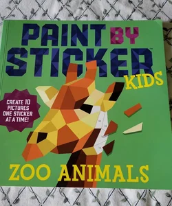 Paint by Sticker Kids: Zoo Animals