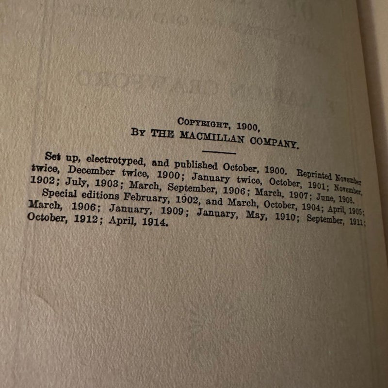 Antique 1900 Book In the Palace of the King by F. Marion Crawford