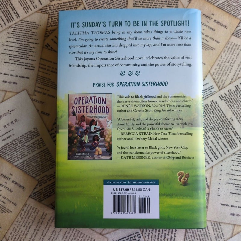 Operation Sisterhood: Stealing the Show! (First Edition)