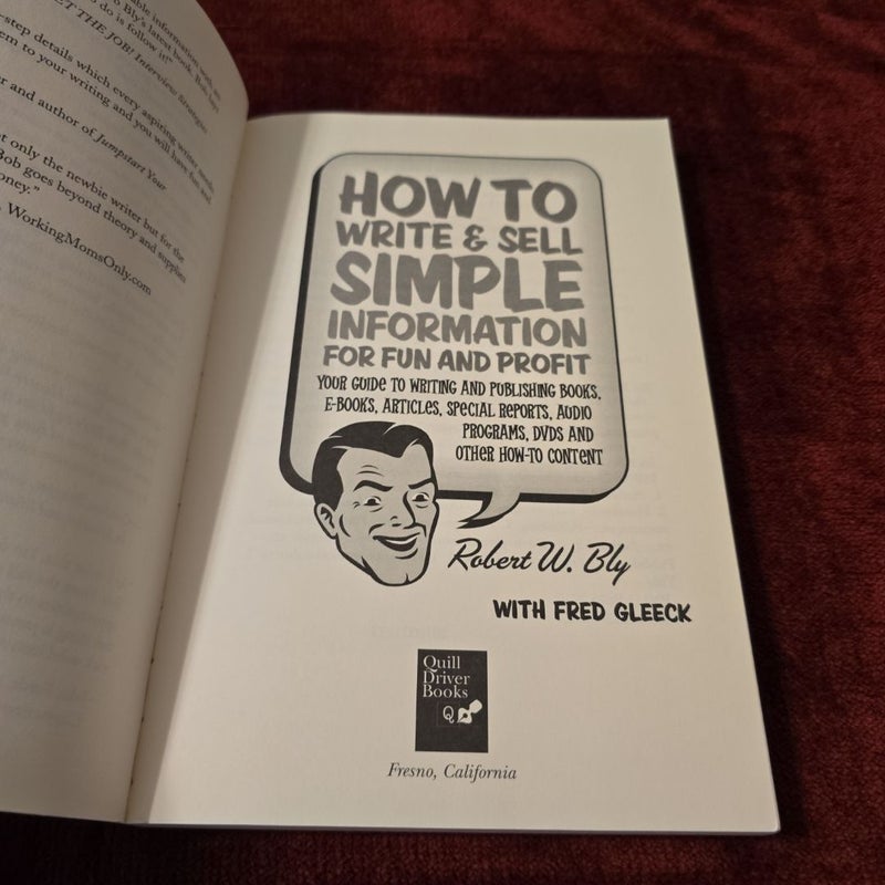 How to Write and Sell Simple Information for Fun and Profit