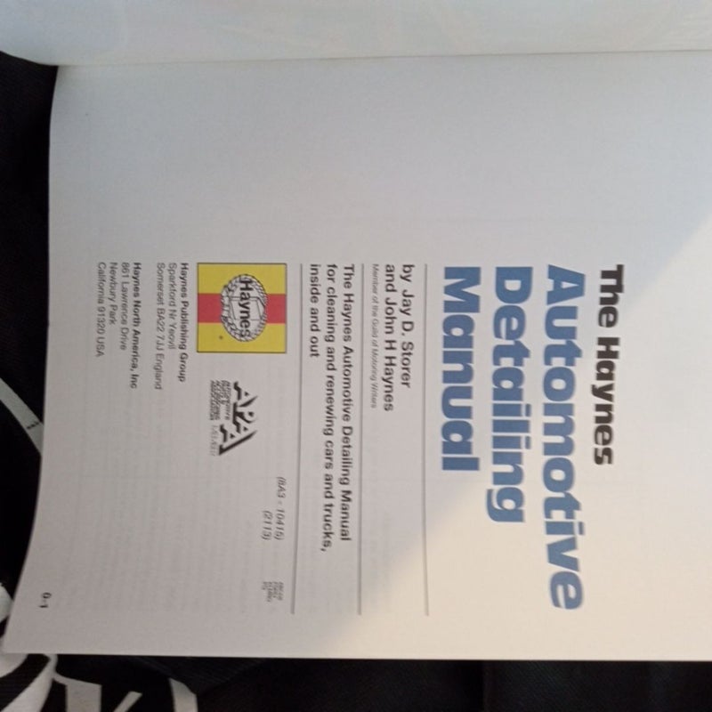 HM Automotive Detailing Manual