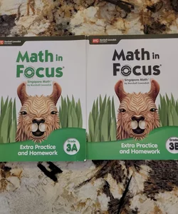 Math in Focus - Extra Practice and Homework Volume a Grade 3 .***3a, 3b,***