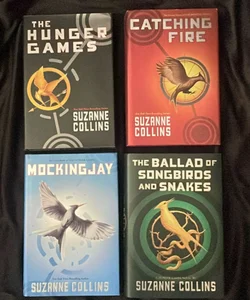 Hunger Games 4-Book Hardcover Box Set (the Hunger Games, Catching Fire, Mockingjay, the Ballad of Songbirds and Snakes)