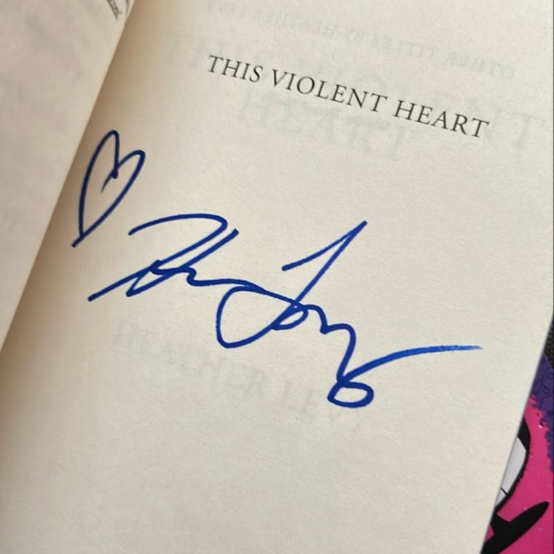🖊️ (SIGNED ARC) This Violent Heart