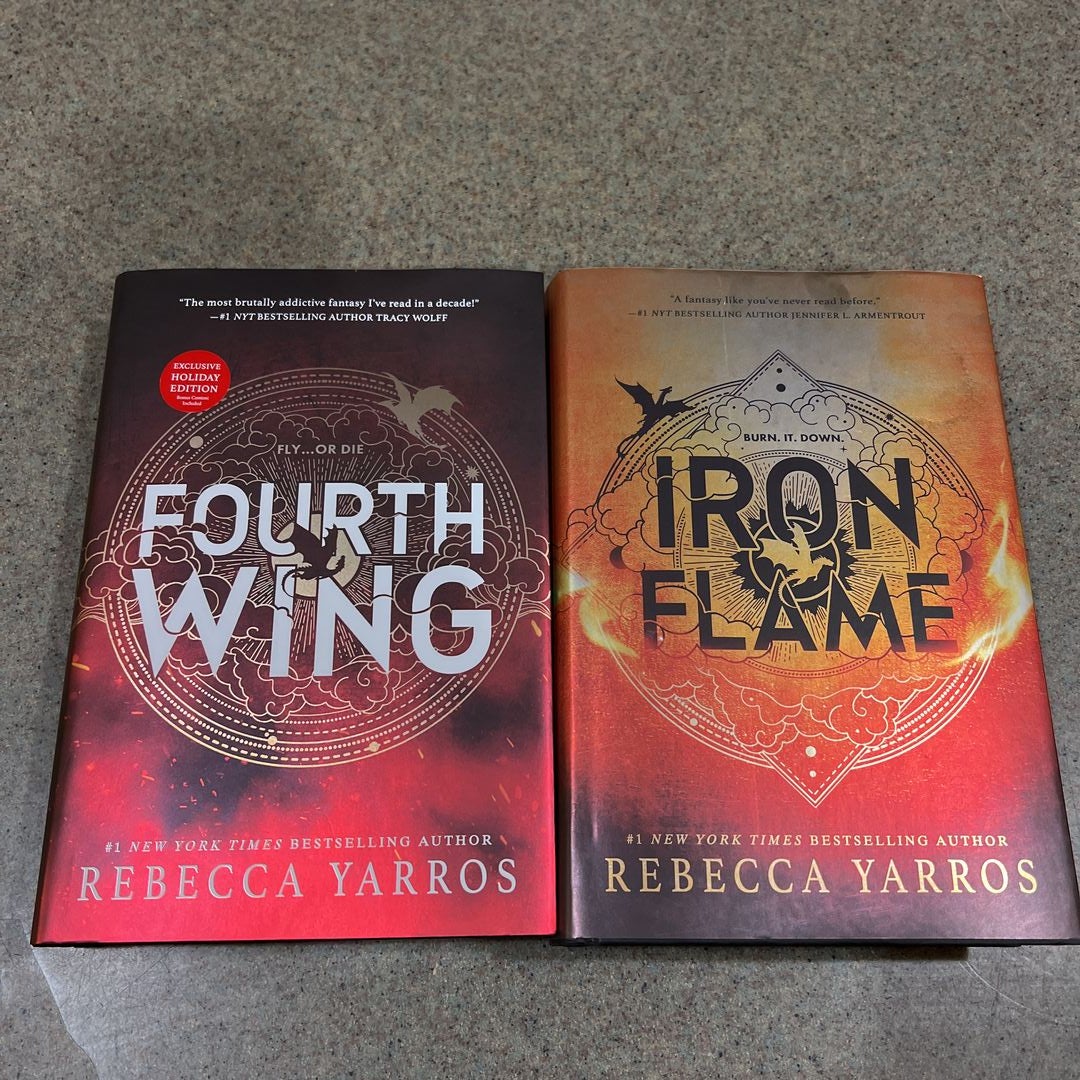 Iron flame and fourth wing special editions by Rebecca Yarros , Hardcover |  Pangobooks