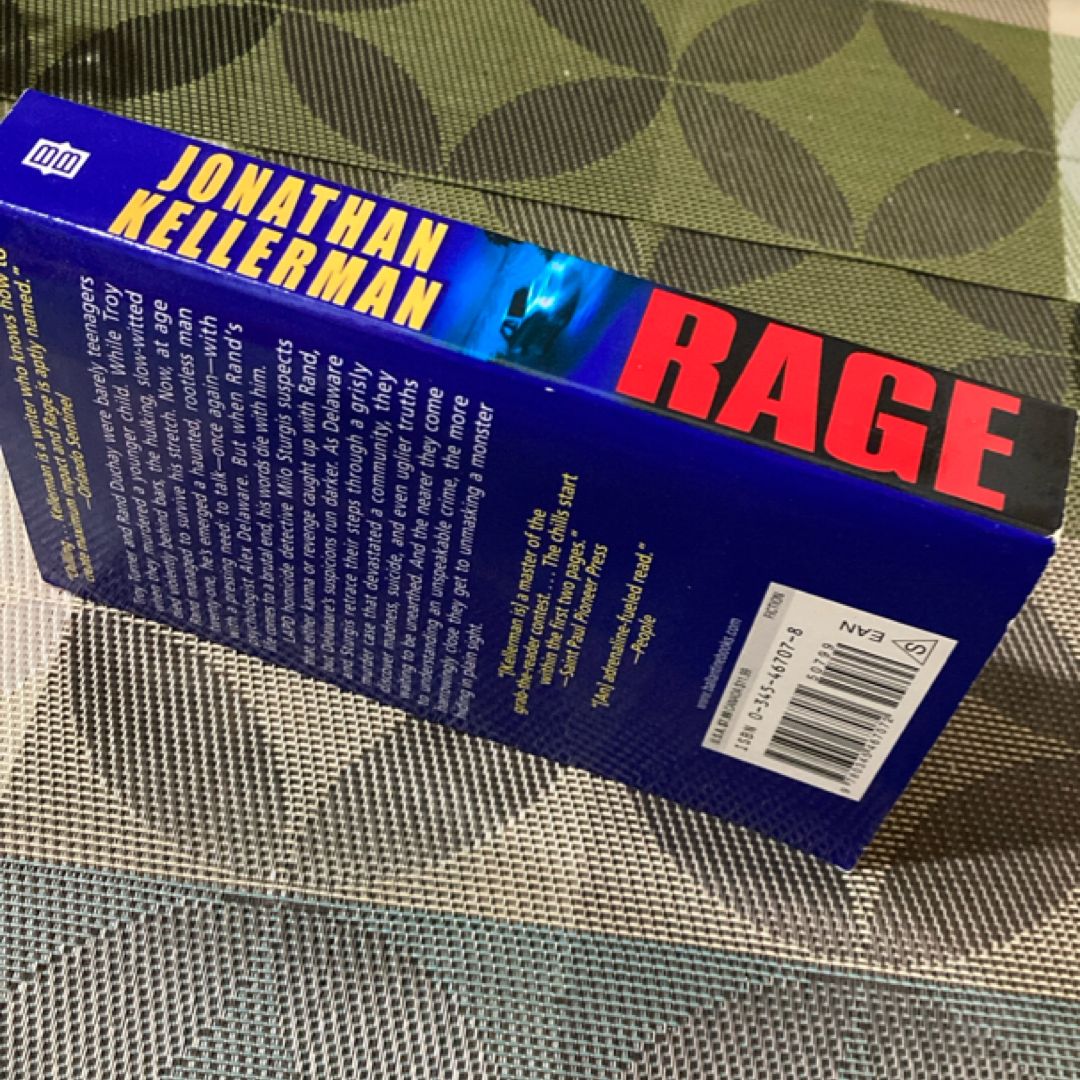 Rage by Jonathan Kellerman, Paperback | Pangobooks