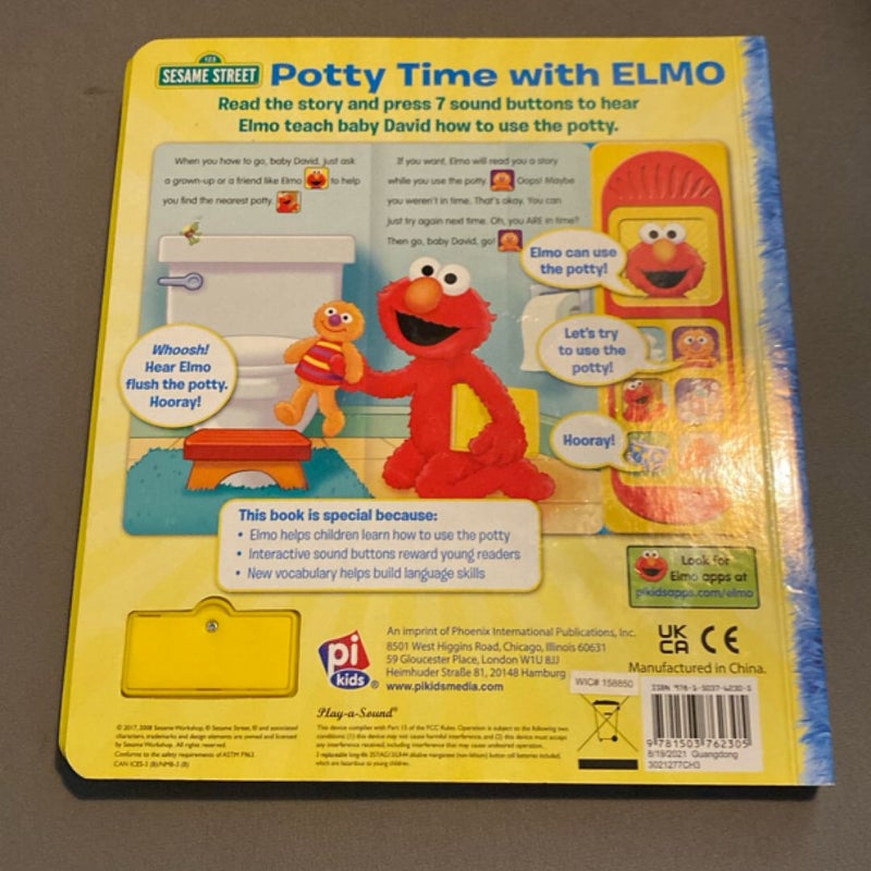 Little Sound Book Potty Time with Elmo WLG