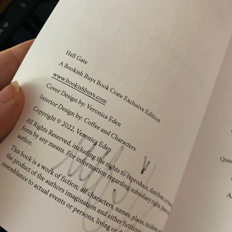 Hell Gate - Bookish Buys Special Edition 