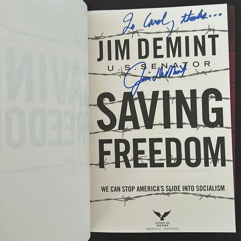 Saving Freedom (signed)