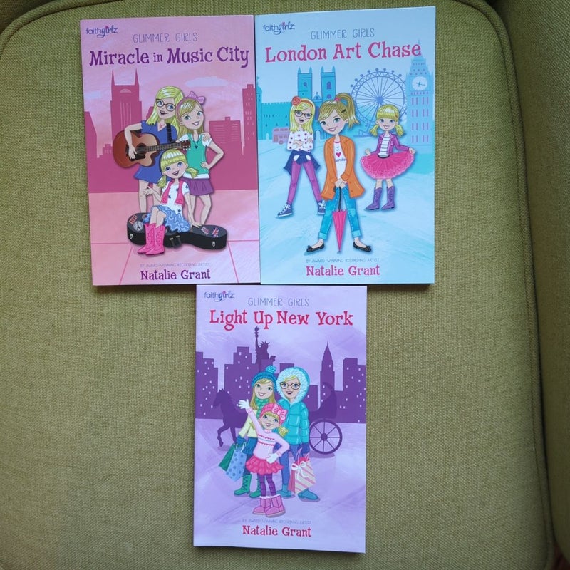 Glimmer Girls Series: London Art Chase, Miracle in Music City, Light up New York