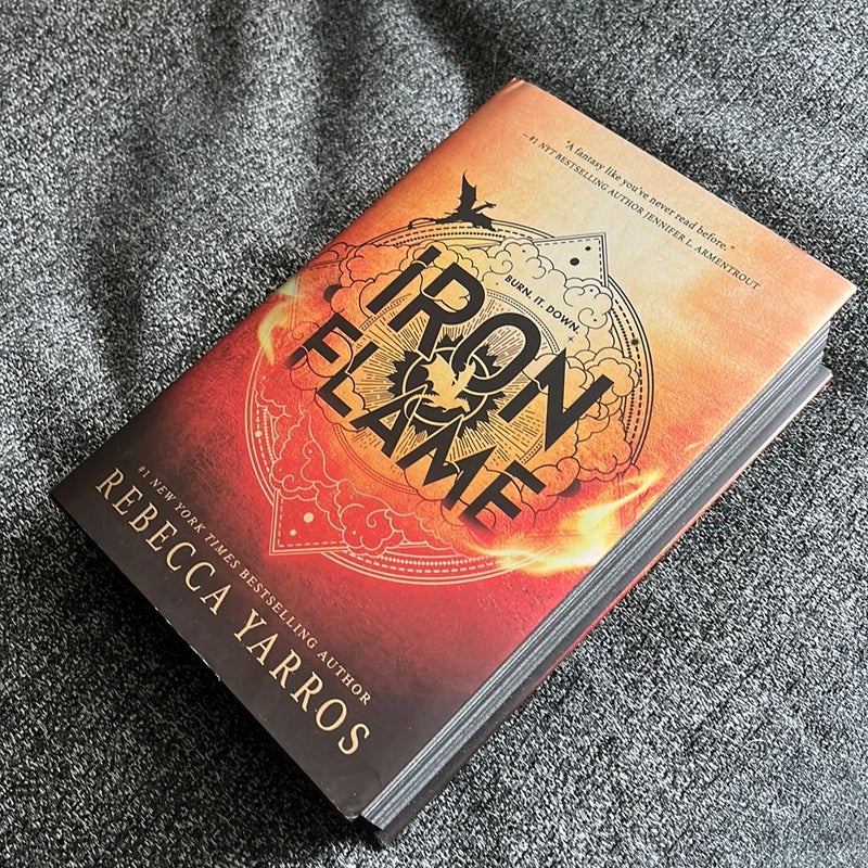 Iron Flame (First Edition w/ Sprayed Edges)