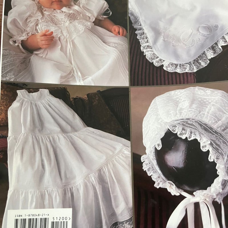 Christening Gown Ensemble, Plus Antique Embroidery Designs