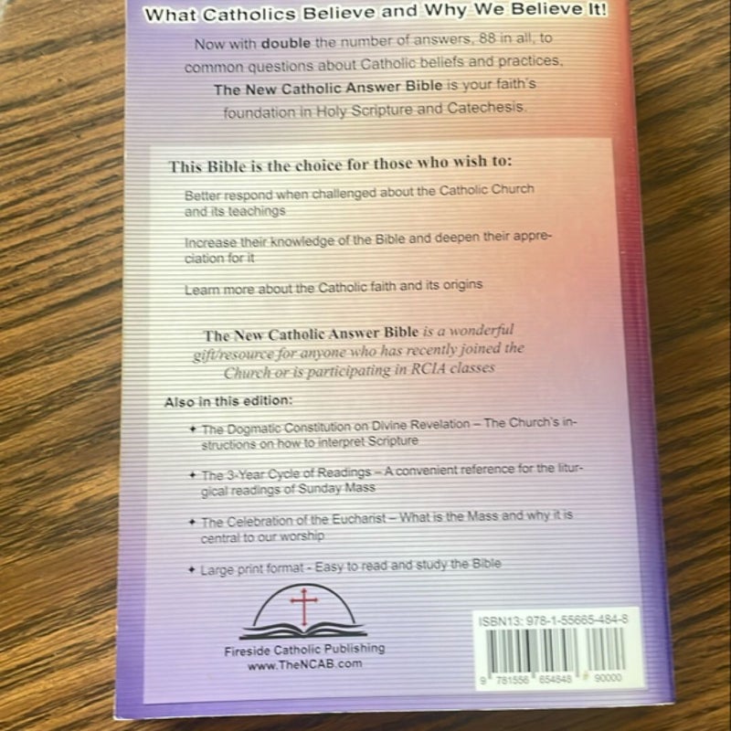 The New Catholic Answer Bible-NAB