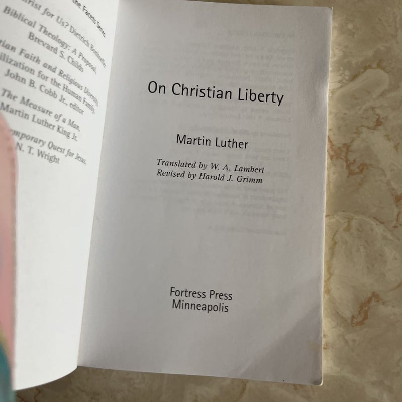 On Christian Liberty